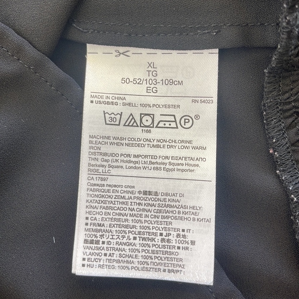 Banana Republic Black Pintuck Peplum Blouse - Picture 8 of 12